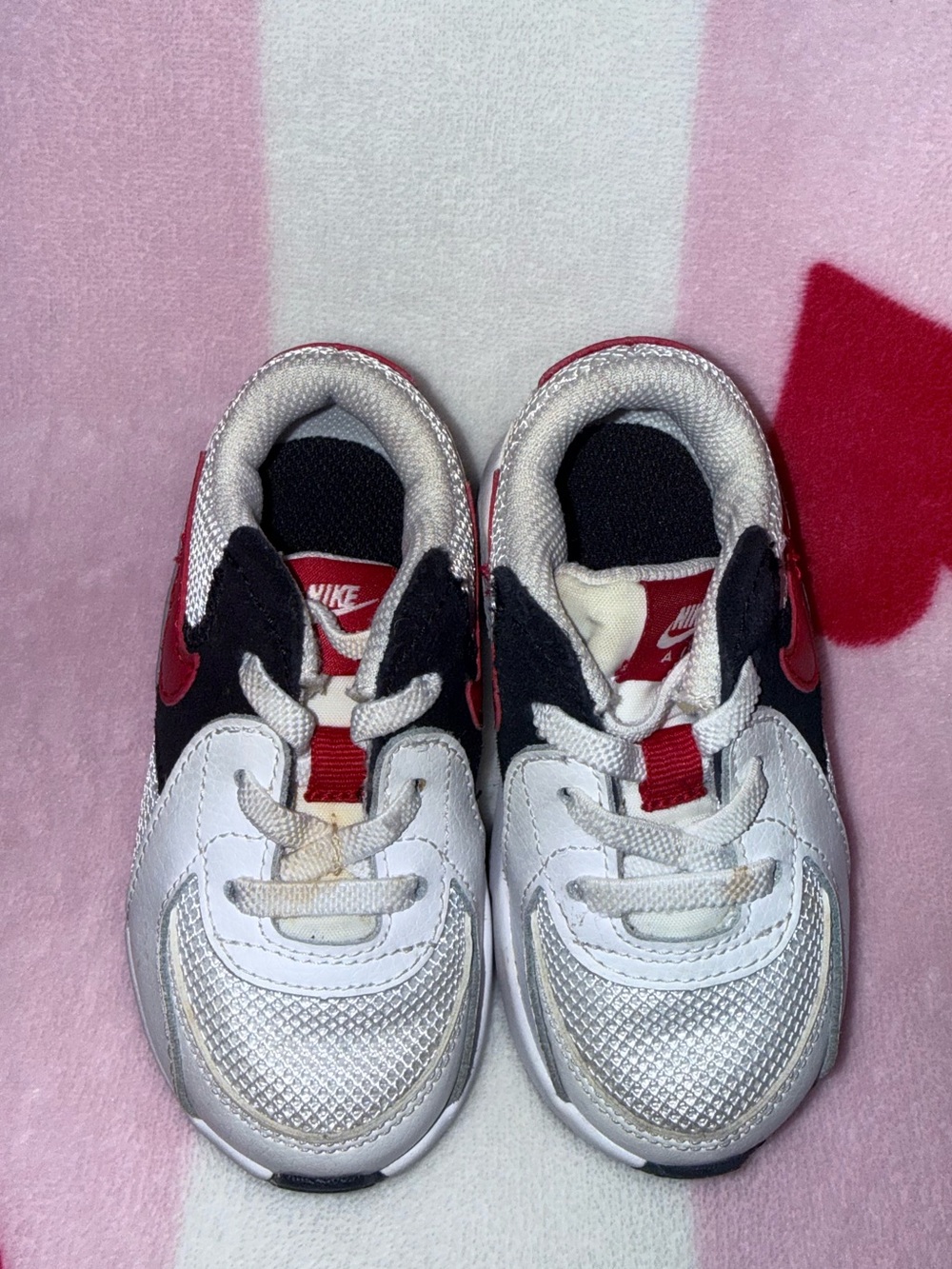 Nike Air Max Excee 'White University Red' (TD), Size 6C - Picture 4 of 5
